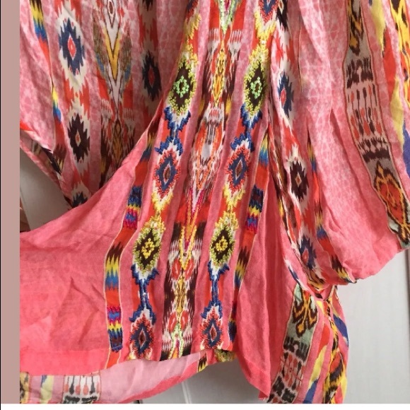 Anthropologie Tanvi Kedia Dolman Multi Color Top - Picture 6 of 8